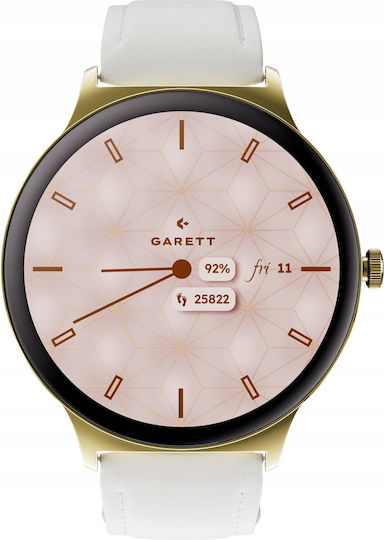 Garett Verona 2 Stainless Steel 43mm Smartwatch με Παλμογράφο (Χρυσό) - Image 6