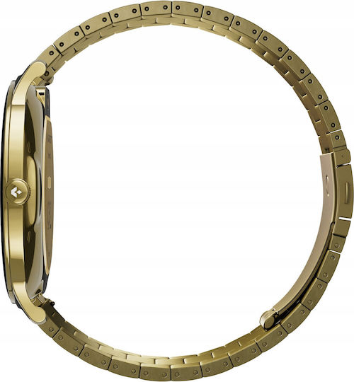 Garett Verona 2 Stainless Steel 43mm Smartwatch με Παλμογράφο (Χρυσό) - Image 5