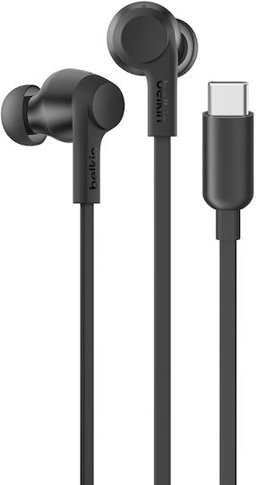 Belkin G3H0003HQBK In-ear Handsfree Ακουστικά με Βύσμα USB-C Μαύρο - Image 2