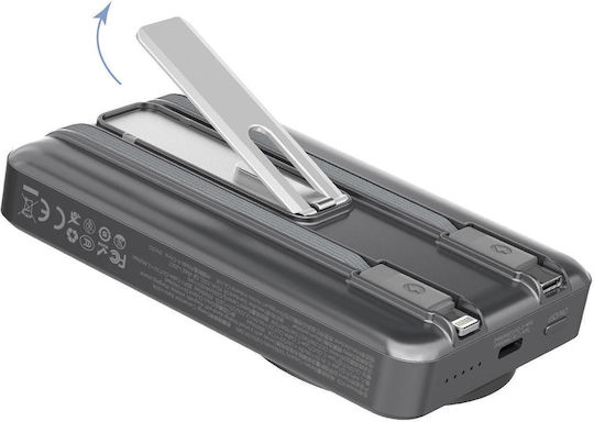 Dudao K29 MagSafe Power Bank 10000mAh 20W με Θύρα USB-C Power Delivery Ασημί - Image 7