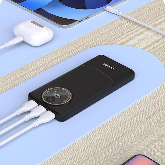 Dudao K12 Power Bank 10000mAh 22.5W με 2 Θύρες USB-A Power Delivery Μαύρο - Image 4