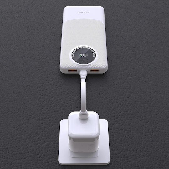 Dudao K12 Power Bank 10000mAh 22.5W με 2 Θύρες USB-A Power Delivery Μαύρο - Image 6