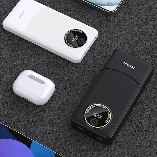Dudao K12 Power Bank 10000mAh 22.5W με 2 Θύρες USB-A Power Delivery Μαύρο - Image 7