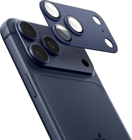 Spigen Optik Pro XL EZ Fit Προστασία Κάμερας Tempered Glass Μπλε για το iPhone 17 Pro AGL10646 - Image 4