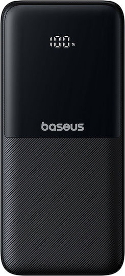 Baseus Lipow Power Bank 10000mAh 22.5W με Θύρα USB-A και Θύρα USB-C Μαύρο