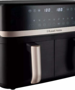 Russell Hobbs Satisfry Air Fryer με Διπλό Αποσπώμενο Κάδο 9lt Μαύρο