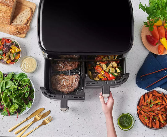 Russell Hobbs Satisfry Air Fryer με Διπλό Αποσπώμενο Κάδο 9lt Μαύρο - Image 4