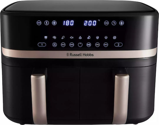 Russell Hobbs Satisfry Air Fryer με Διπλό Αποσπώμενο Κάδο 9lt Μαύρο - Image 6