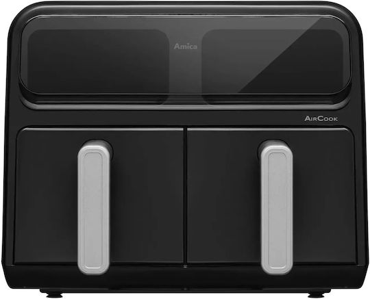 Amica Air Fryer με Διπλό Αποσπώμενο Κάδο 8lt Μαύρο 1367586 - Image 8