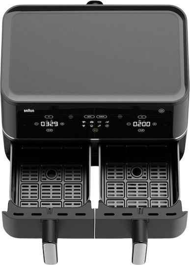 Braun Air Fryer με Διπλό Αποσπώμενο Κάδο 10lt Μαύρο 2101727 - Image 5