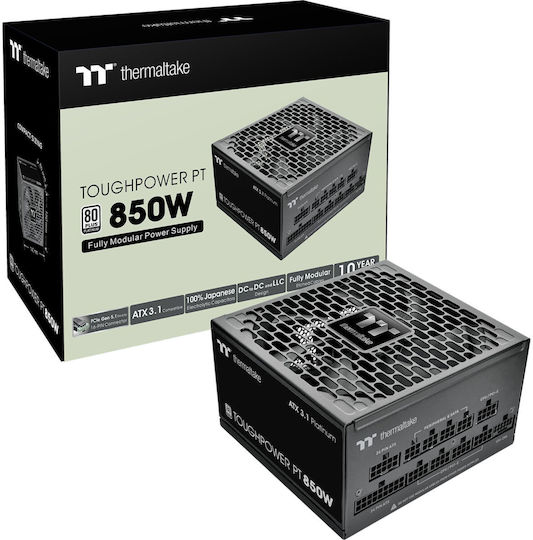 Thermaltake Toughpower PT 850W Μαύρο Τροφοδοτικό Υπολογιστή Full Modular 80 Plus Platinum - Image 8