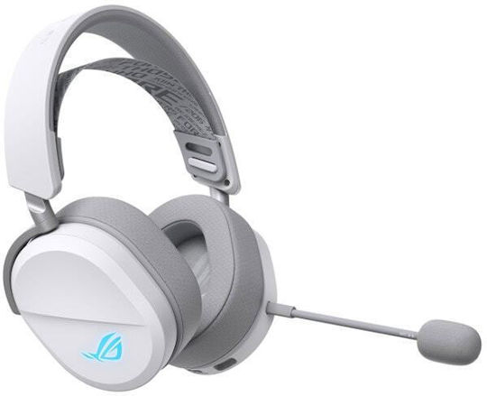Asus ROG Pelta Ασύρματο Over Ear Gaming Headset με σύνδεση Bluetooth / USB Λευκό - Image 3