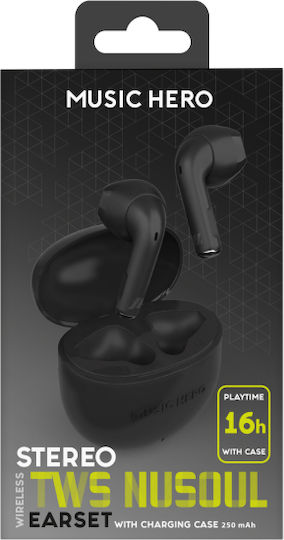 SBS Music Hero In-ear Bluetooth Handsfree Ακουστικά Μαύρα - Image 2