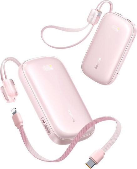 Baseus EnerFill FC21 QPow3 Ultra Power Bank 20000mAh 22.5W με Θύρα USB-A Ροζ - Image 2