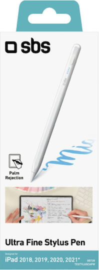 SBS Ψηφιακή Γραφίδα Αφής για iPad σε Λευκό χρώμα TESTYLUSCAPW - Image 4