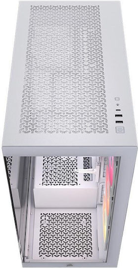 Corsair 3500X RS-R ARGB Gaming Midi Tower Κουτί Υπολογιστή με Πλαϊνό Παράθυρο Λευκό - Image 4