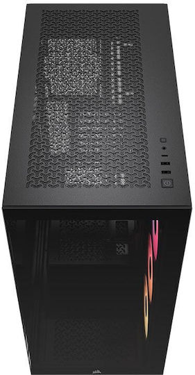 Corsair 3500X RS-R ARGB Gaming Midi Tower Κουτί Υπολογιστή με Πλαϊνό Παράθυρο Μαύρο - Image 3
