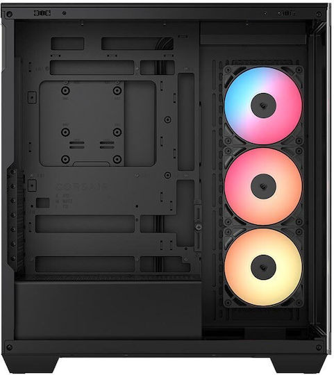 Corsair 3500X RS-R ARGB Gaming Midi Tower Κουτί Υπολογιστή με Πλαϊνό Παράθυρο Μαύρο - Image 4