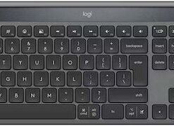 Logitech Signature Slim Solar+ K980 Ασύρματο Bluetooth Πληκτρολόγιο Αγγλικό US Συμβατό με Mac
