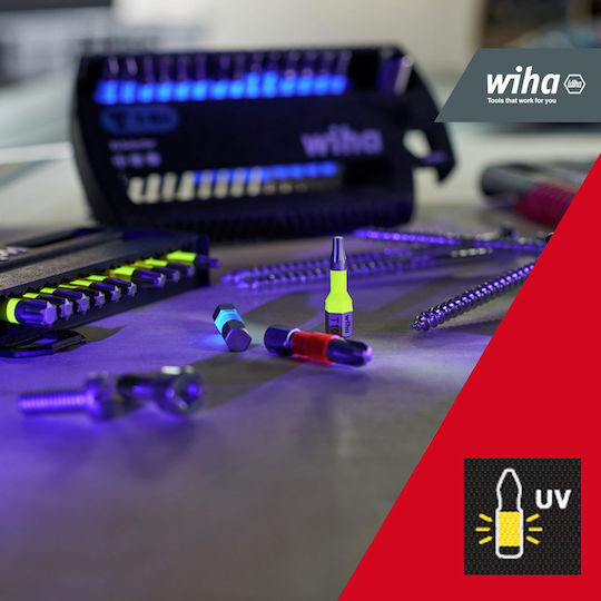 Wiha Σετ 31 Μύτες Κατσαβιδιού Αστέρι / Torx / Σταυρός 41832 - Image 2