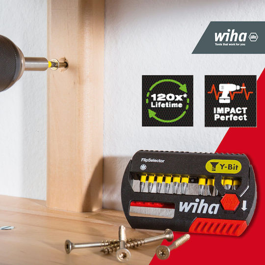 Wiha Σετ 31 Μύτες Κατσαβιδιού Αστέρι / Torx / Σταυρός 41832 - Image 3