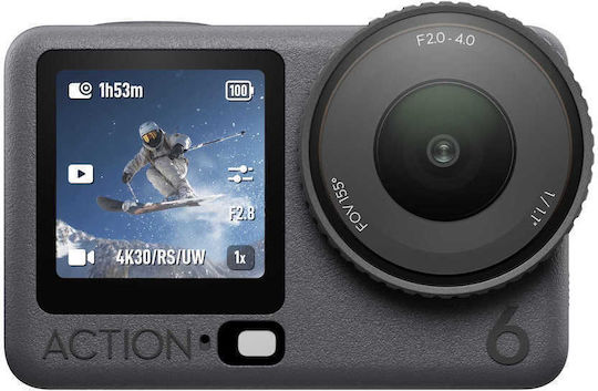 DJI Osmo Action 6 50GB Action Camera 4K Ultra HD Standard Combo με Οθόνη Αφής 2.5" και Wi-Fi Μαύρη - Image 2