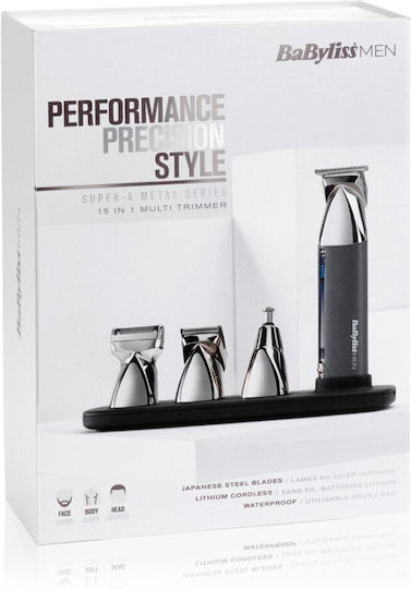 Babyliss Multi Grooming Kit Super Επαγγελματική Επαναφορτιζόμενη Κουρευτική Μηχανή Γκρι 214633 - Image 11