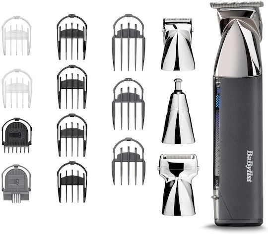 Babyliss Multi Grooming Kit Super Επαγγελματική Επαναφορτιζόμενη Κουρευτική Μηχανή Γκρι 214633 - Image 10