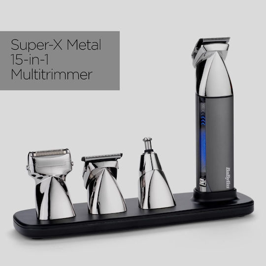 Babyliss Multi Grooming Kit Super Επαγγελματική Επαναφορτιζόμενη Κουρευτική Μηχανή Γκρι 214633 - Image 12