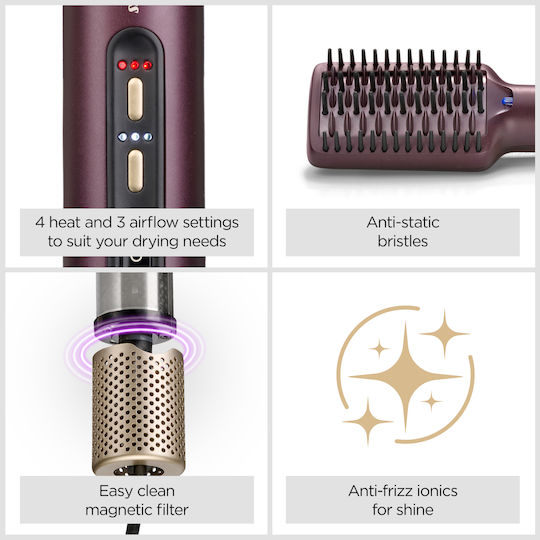 Babyliss Air Power Smooth Ηλεκτρική Βούρτσα με Αέρα για Ίσιωμα και Μπούκλες 900W 214720 - Image 18
