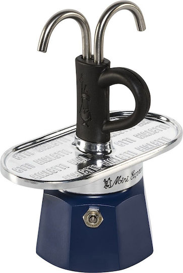 Bialetti Set Mini Express Μπρίκι Espresso Μπλε 0005349 - Image 2