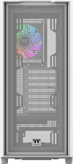 Thermaltake S380 TG ARGB Midi Tower Κουτί Υπολογιστή με Πλαϊνό Παράθυρο Snow White - Image 3