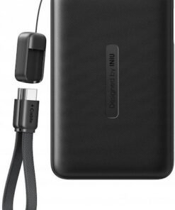Iniu Pocket Neo Power Bank 10000mAh με Θύρα USB-A και 2 Θύρες USB-C