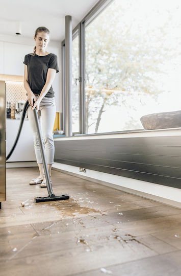Karcher WD 2 Plus V-12 4 18 Σκούπα Υγρών / Στερεών 1000W με Πλαστικό Κάδο 12lt - Image 2