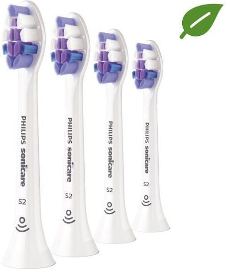 Philips Sonicare S2 Sensitive Ανταλλακτικές Κεφαλές για Ηλεκτρική Οδοντόβουρτσα HX6054/10 4τμχ - Image 9