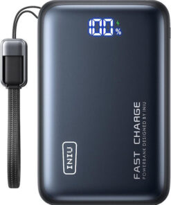 Alternative view of Iniu Power Bank 20000mAh 65W με 2 Θύρες USB-A και Θύρα USB-C Μπλε