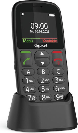 Gigaset GL395 Dual SIM Κινητό με Μεγάλα Κουμπιά Μαύρο - Image 8