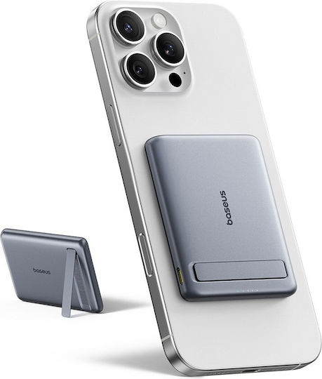 Baseus PicoGo AM31 MagSafe Power Bank 5000mAh 20W Γκρι - Image 2