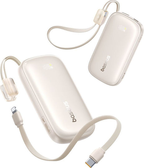 Baseus EnerFill FC21 QPow3 Ultra Power Bank 10000mAh 22.5W με Θύρα USB-A Μπεζ - Image 2