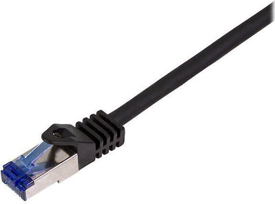 LogiLink S/FTP Cat.6a Καλώδιο Δικτύου Ethernet 0.25m Μαύρο 1τμχ C6A013S - Image 2
