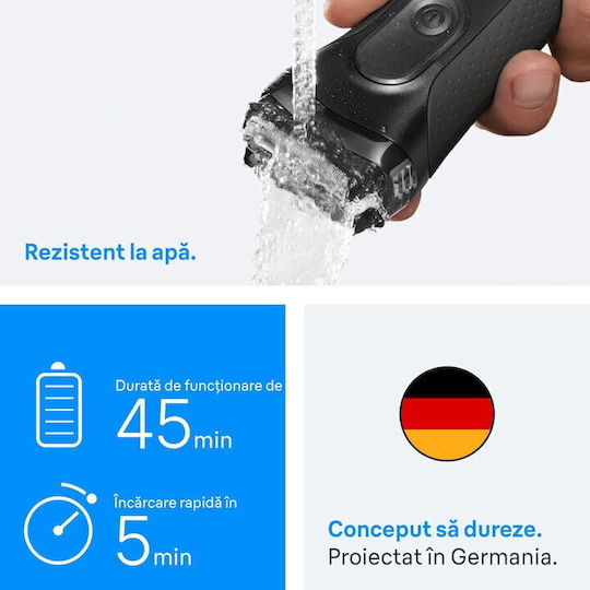 Braun Shaver Ξυριστική Μηχανή Προσώπου Επαναφορτιζόμενη - Image 2