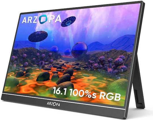 Arzopa Z1C Φορητό Monitor 16.1" FHD 1920x1080 - Image 2