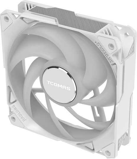 Tcomas FA200 Case Fan 120mm με Λευκό Φωτισμό 3τμχ Λευκό - Image 2