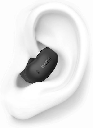 Belkin SoundForm Anywhere Earbud Bluetooth Handsfree Ακουστικά με Αντοχή στον Ιδρώτα και Θήκη Φόρτισης Μαύρα - Image 6