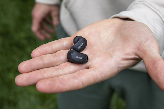 Belkin SoundForm Anywhere Earbud Bluetooth Handsfree Ακουστικά με Αντοχή στον Ιδρώτα και Θήκη Φόρτισης Μαύρα - Image 10