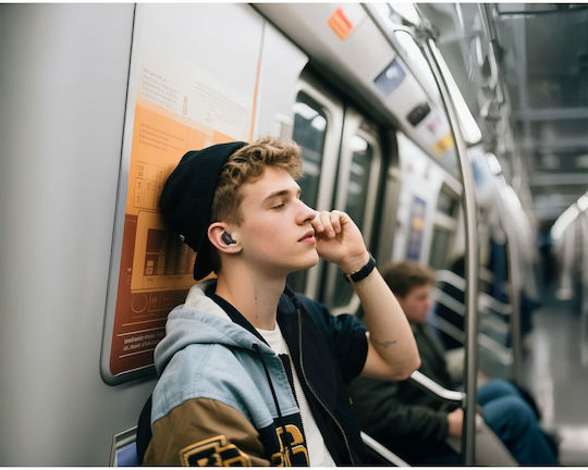 Belkin SoundForm Anywhere Earbud Bluetooth Handsfree Ακουστικά με Αντοχή στον Ιδρώτα και Θήκη Φόρτισης Μαύρα - Image 11