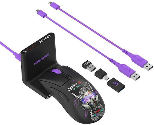 A4Tech Bloody R73 Ultra Duo Ασύρματο Gaming Ποντίκι Μαύρο - Image 2