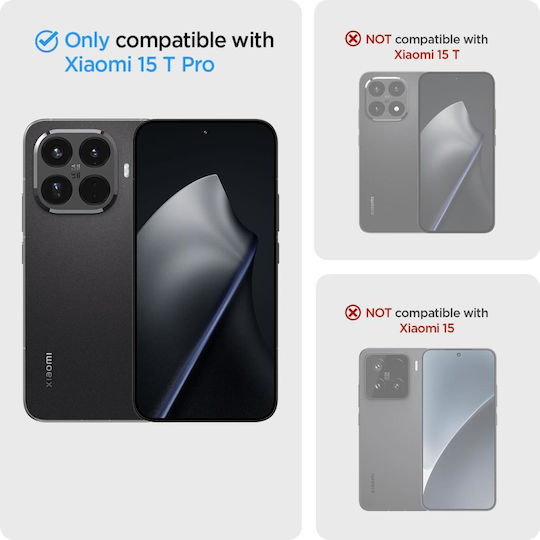 Spigen Back Cover Σιλικόνης 2mm Μαύρο (Xiaomi 15T Pro) ACS11152 - Image 3