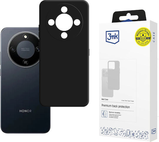 3MK Matt Back Cover Σιλικόνης Μαύρο (Honor Magic8 Lite - 3mk) - Image 2