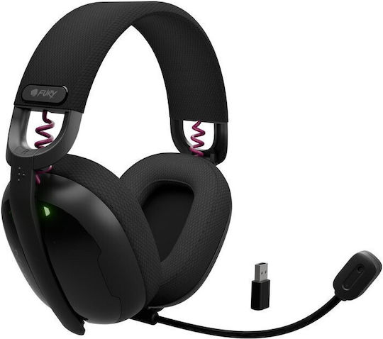 Fury Fukiya F6 Ασύρματο Over Ear Gaming Headset με σύνδεση Bluetooth / USB - Image 4